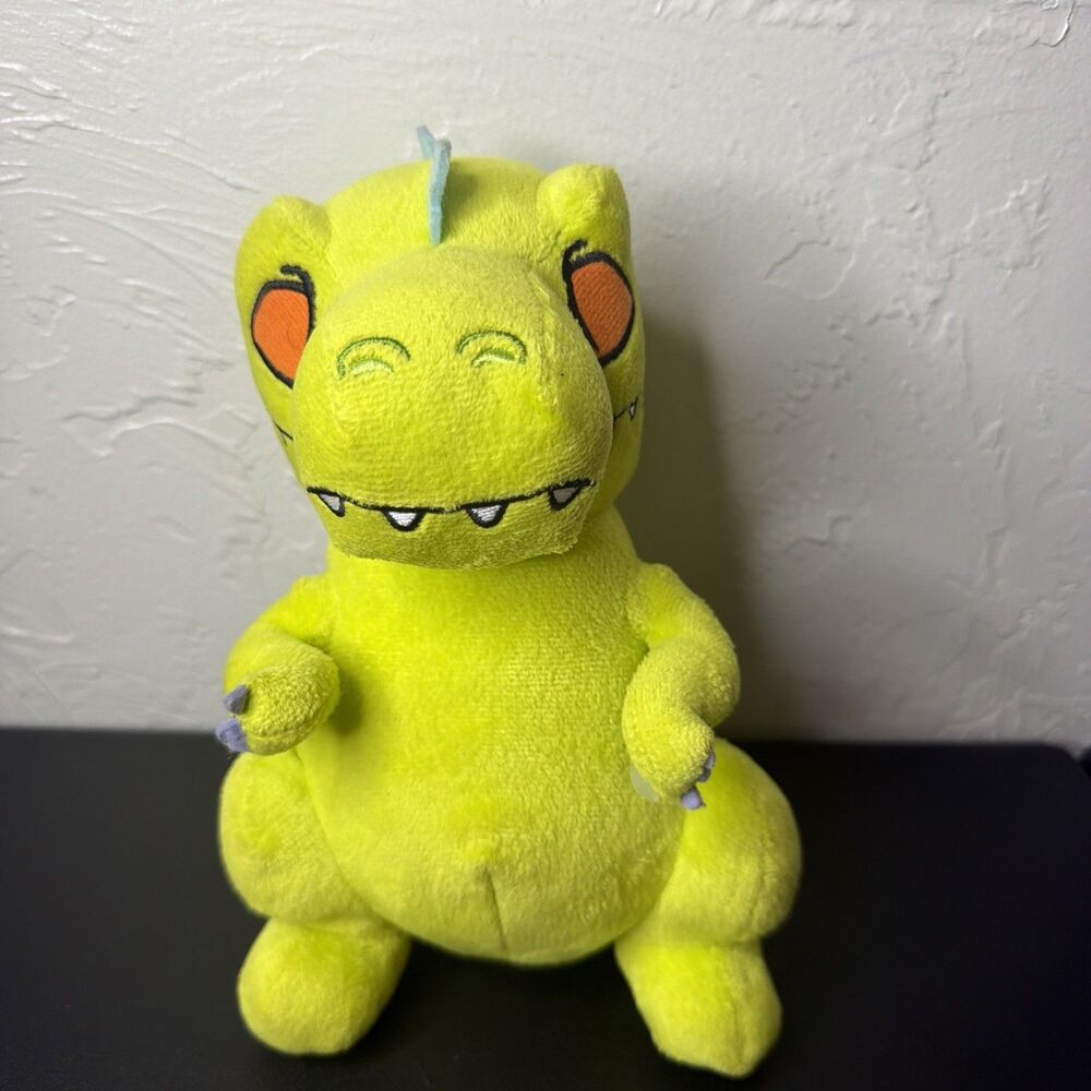 Nickelodeon Rugrats Reptar 9” Plush Stuffed Animal 2023 Green Dinosaur Viacom